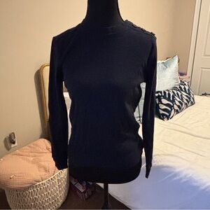 Ralph Lauren Navy Long Sleeve Top